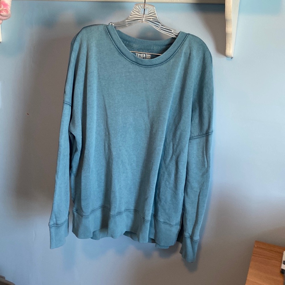 Blue sweatshirt